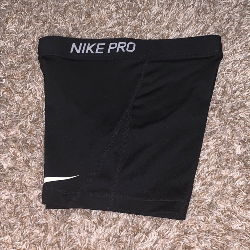 Solid Black Nike Pros